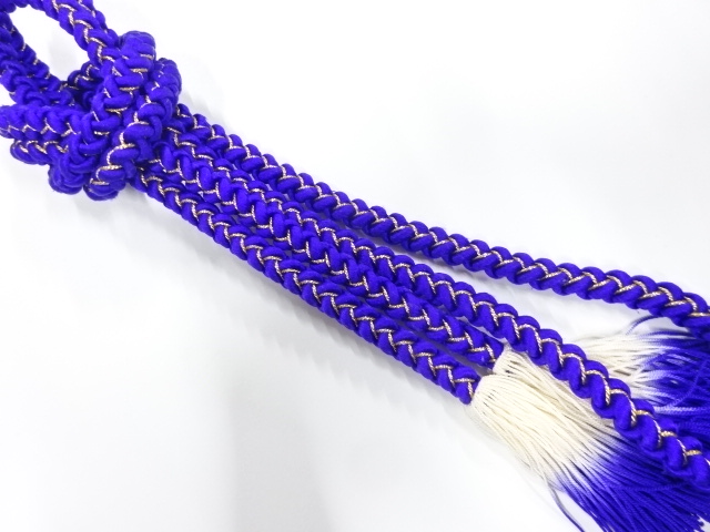 正絹　手組帯締め